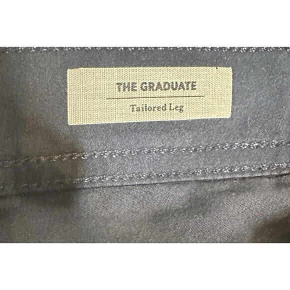 AG Adriano Goldschmied The Graduate Tailored Leg Pants Mens 36x34 Navy Blue - Picture 6 of 8